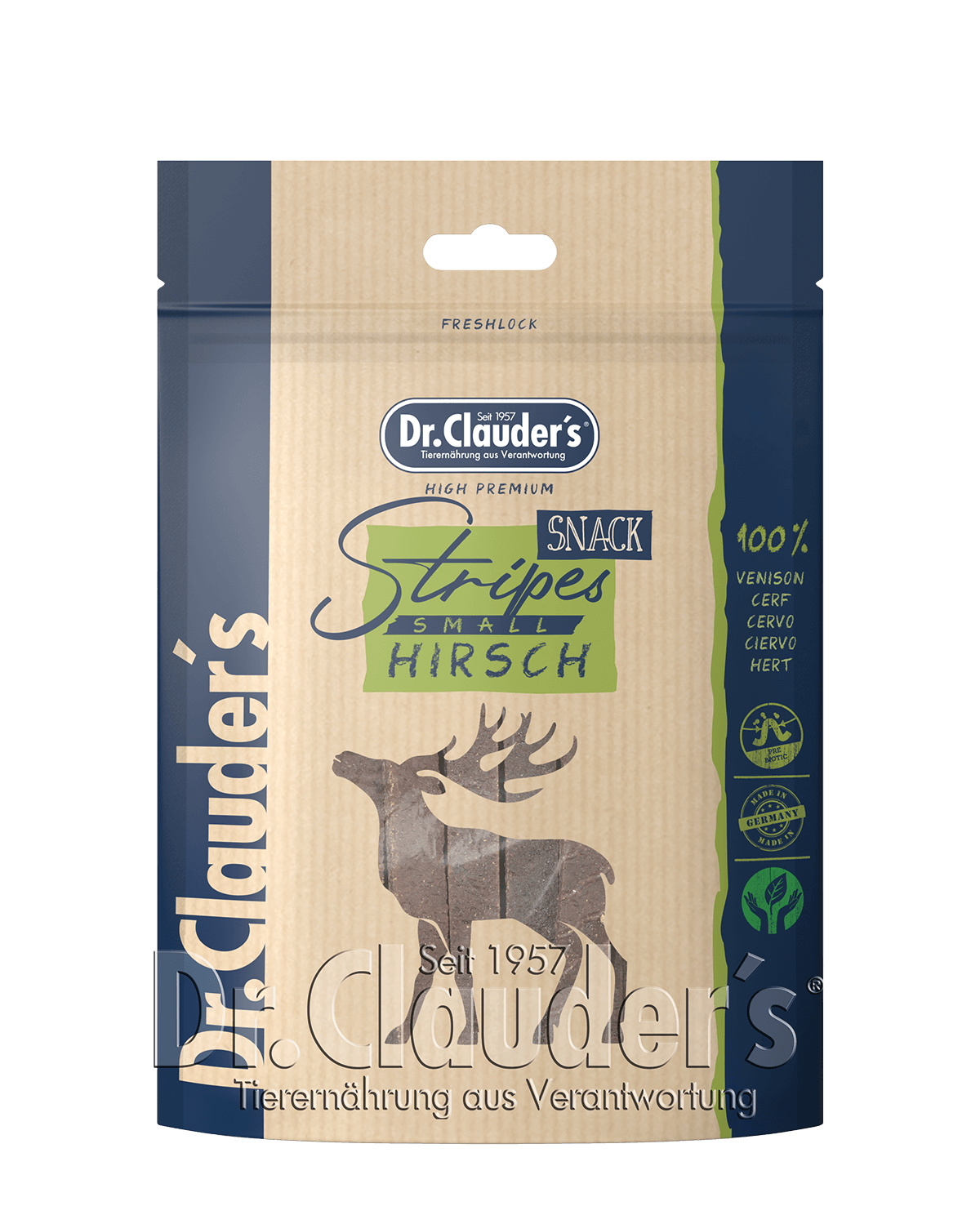 Dr.Clauder´s Stripes Snack Hirsch Small 2
