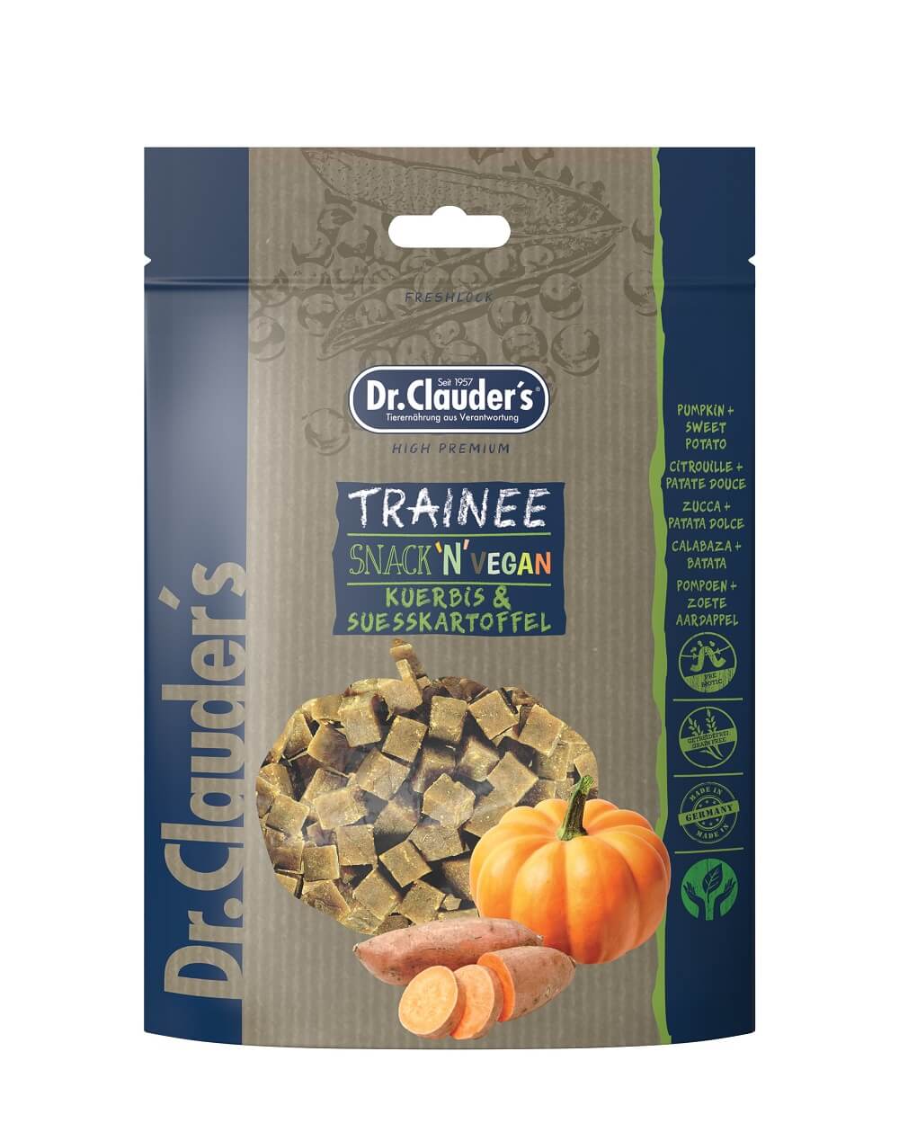 Dr.Clauder´s Trainee Snack Vegan Kürbis & Süßkartoffel