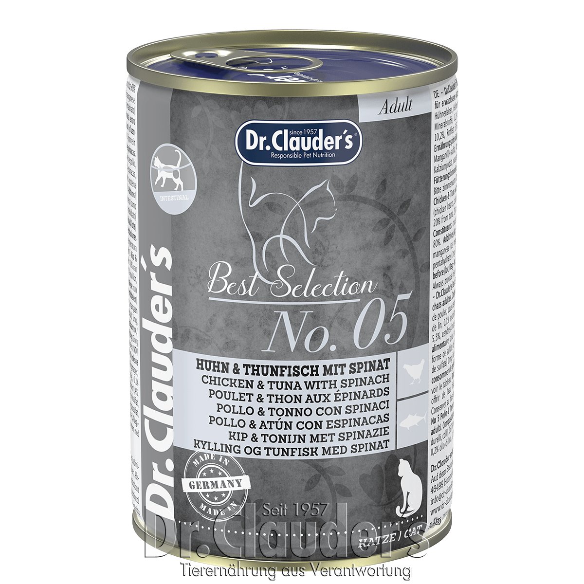 Dr.Clauder's Best Selection No5 Huhn & Thunfisch mit Spinat 2