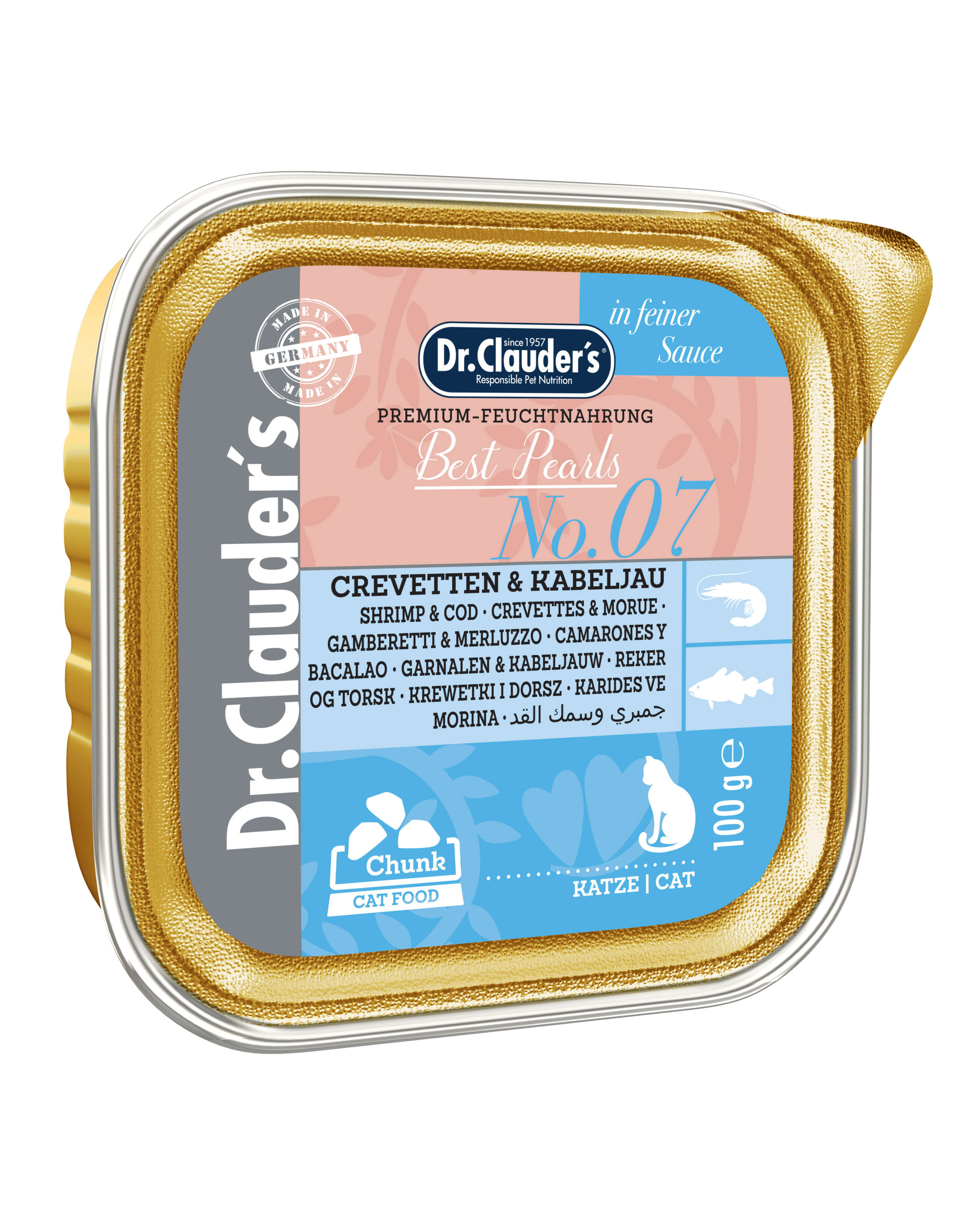 Dr.Clauder's Best Pearls No. 07 Crevetten & Kabeljau