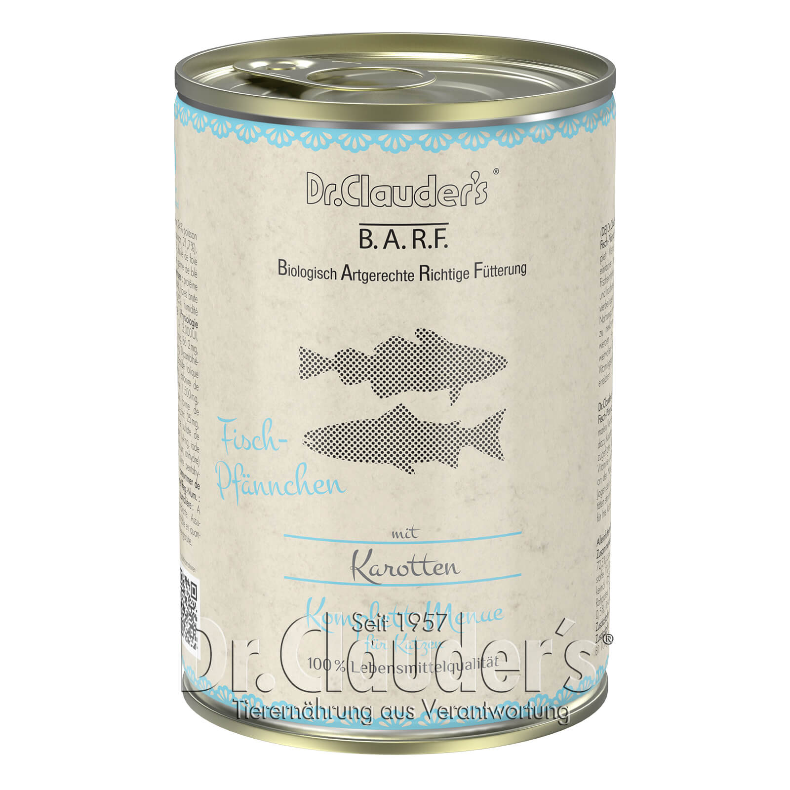 Dr.Clauder´s B.A.R.F. Komplett Menue Fisch-Pfännchen