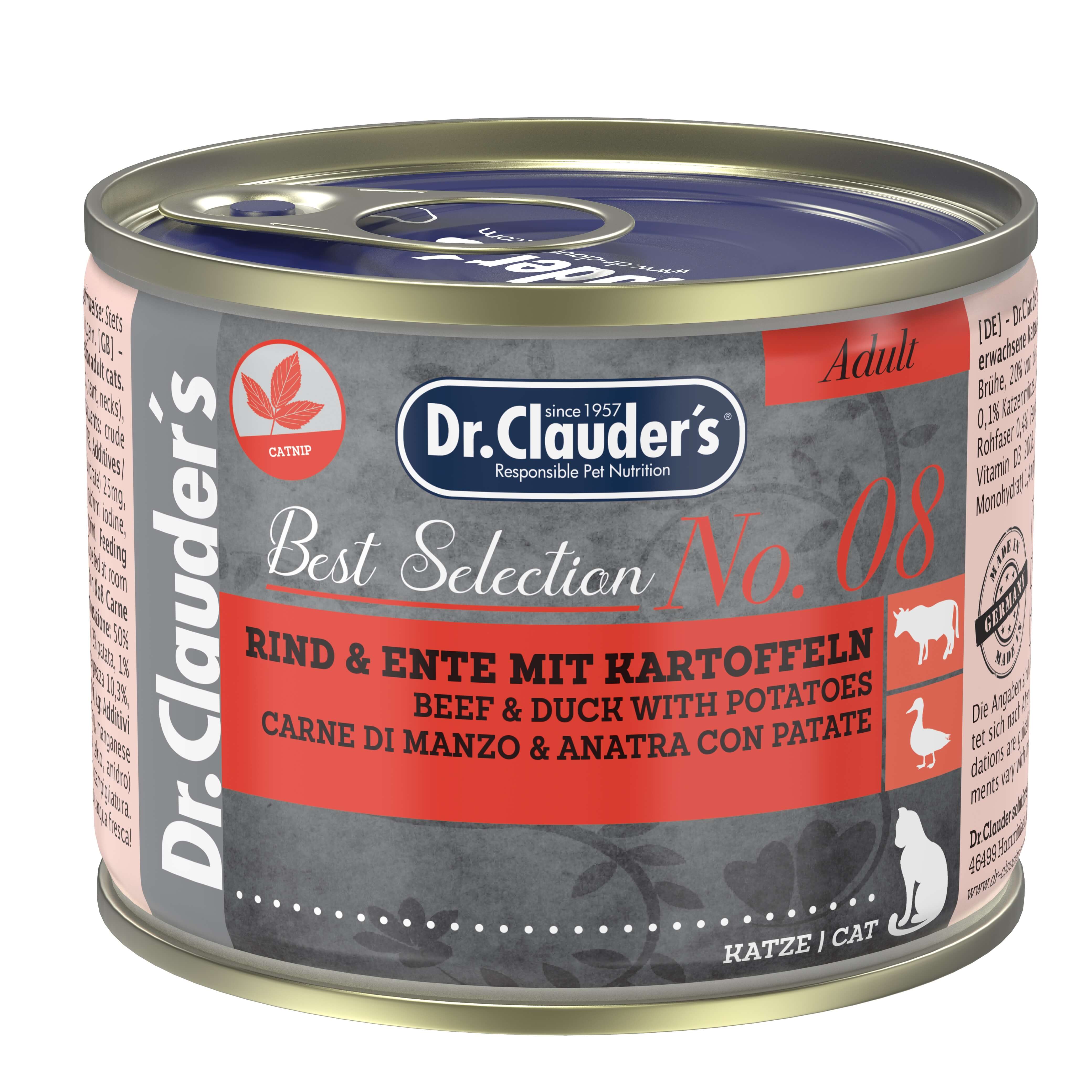 Dr.Clauder's Best Selection No8 Rind & Ente mit Kartoffeln