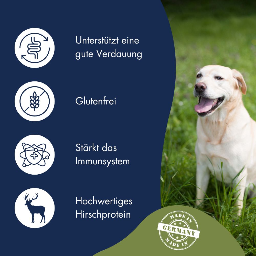 Hyposensitive Hirsch & Kartoffel