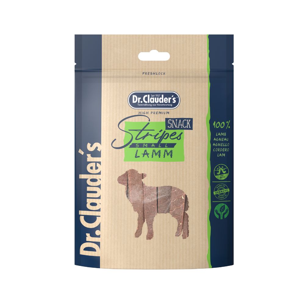 Dr.Clauder´s Stripes Snack Lamm Small
