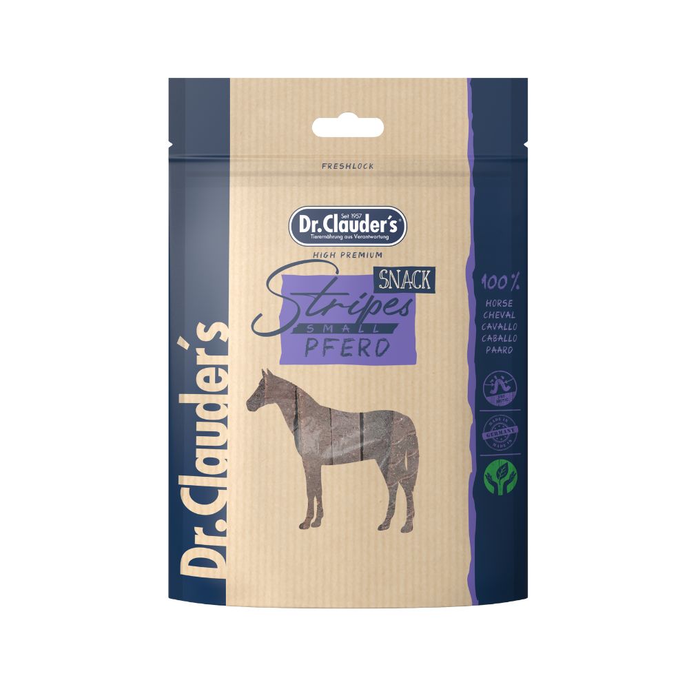 Dr.Clauder´s Stripes Snack Pferd Small