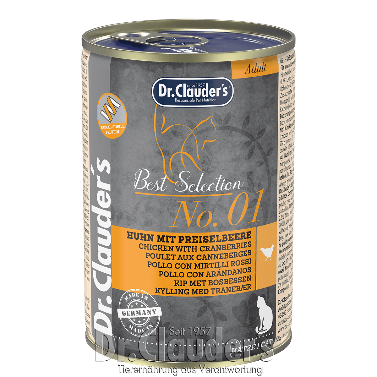 Dr.Clauder's Best Selection Adult No1 Huhn mit Preiselbeeren 2
