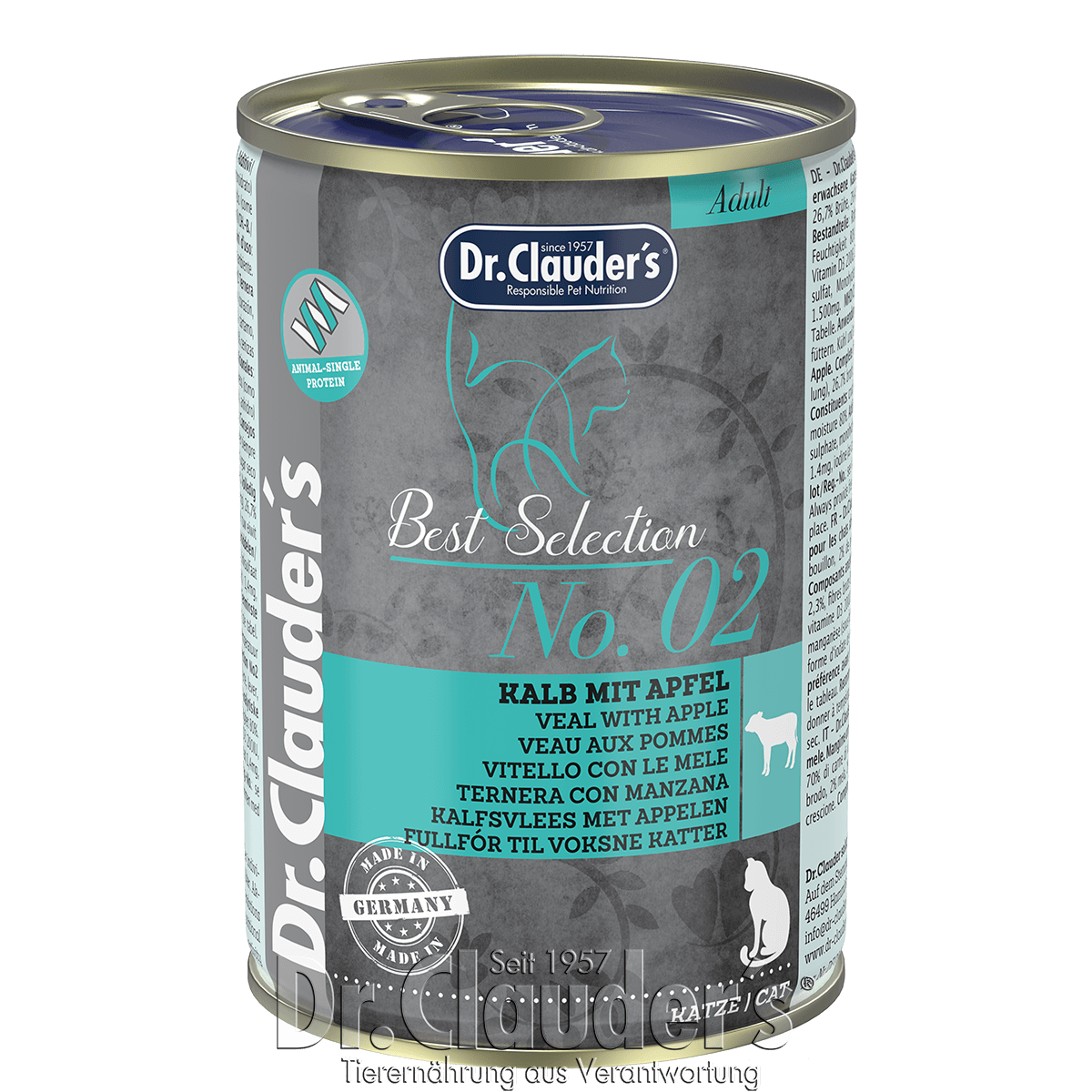 Dr.Clauder's Best Selection No2 Kalb mit Apfel 2