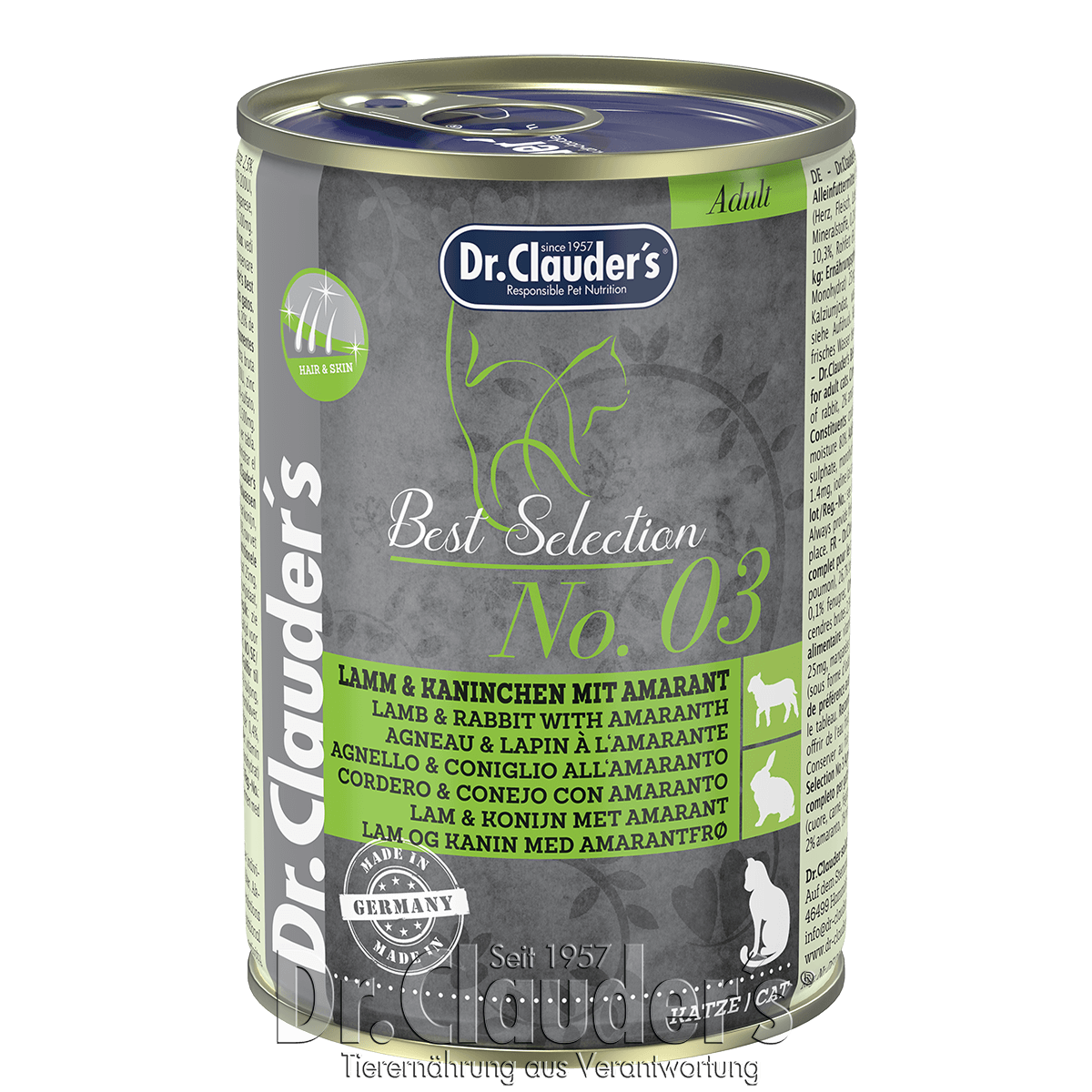 Dr.Clauder's Best Selection No3 Lamm & Kaninchen mit Amaranth 2