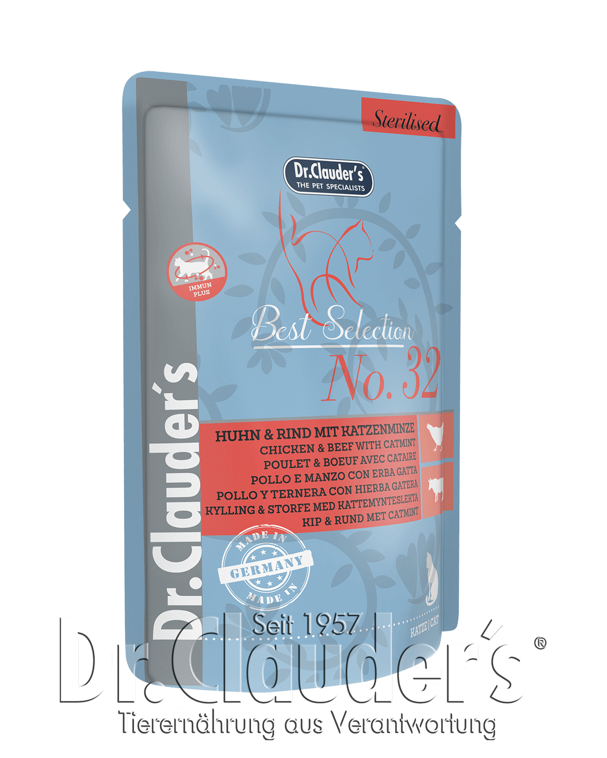 Best Selection Sterilised No 32 Huhn & Rind mit Katzenminze 2