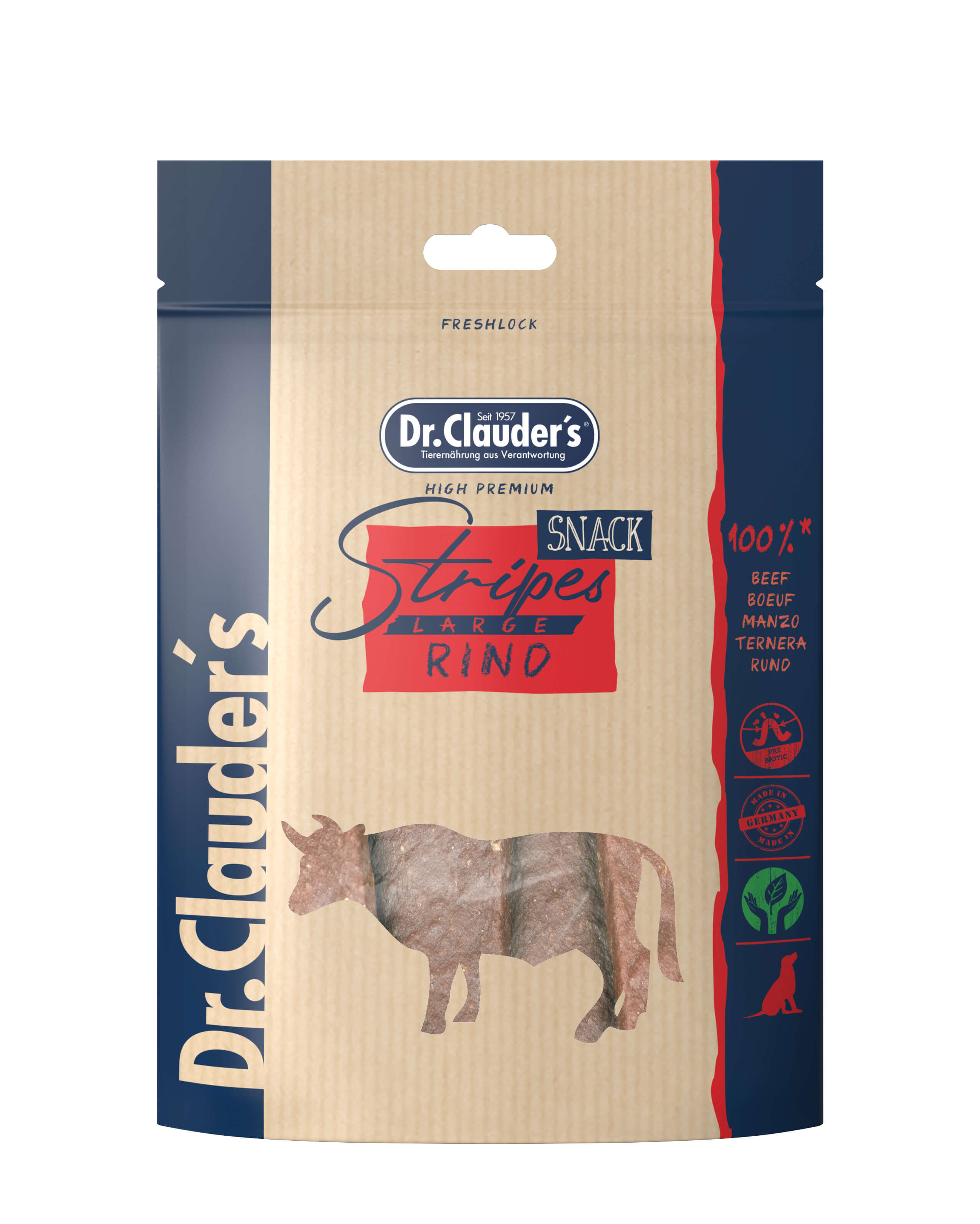 Dr.Clauder´s Stripes Snack Rind Large 3