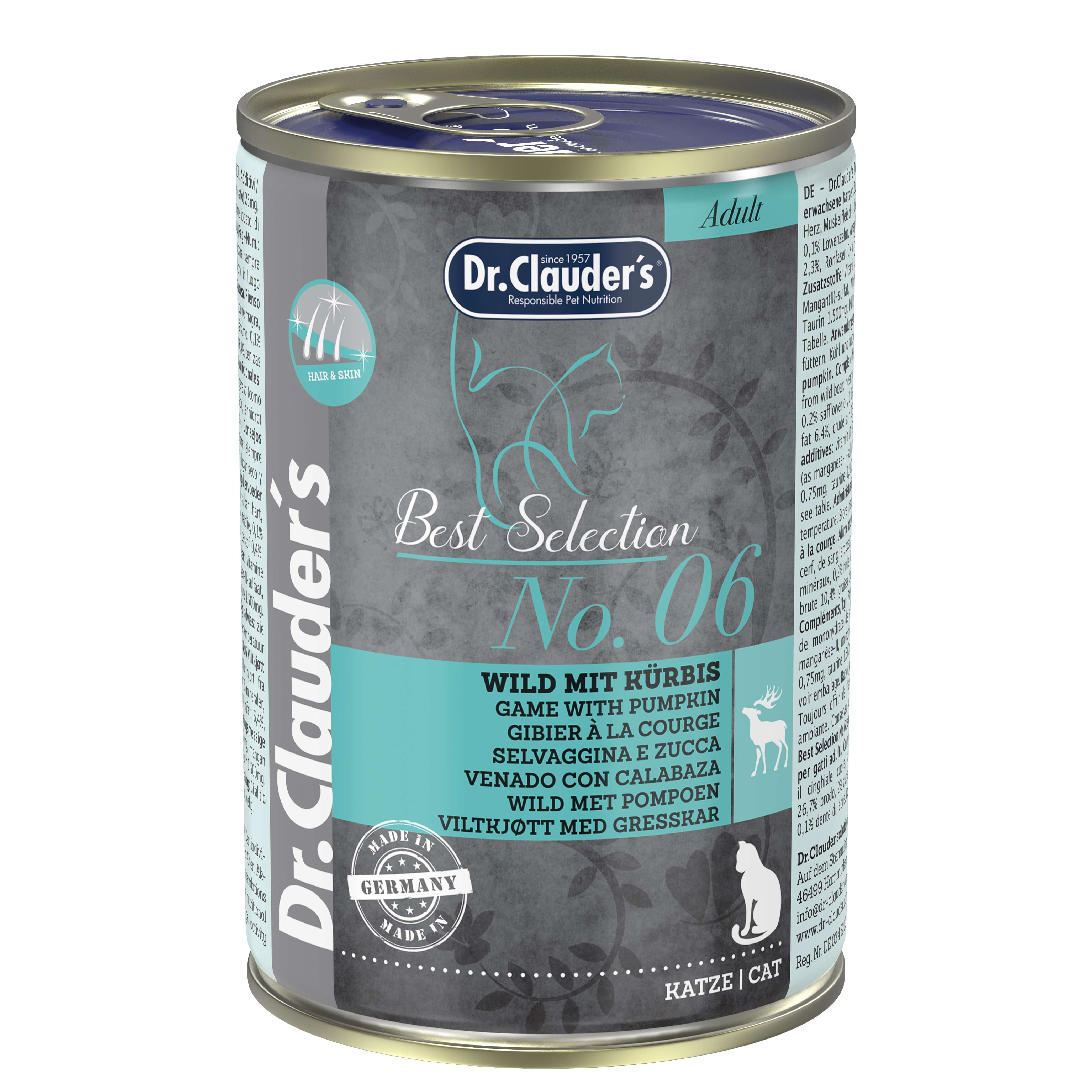 Dr.Clauder's Best Selection No6 Wild mit Kürbis 3