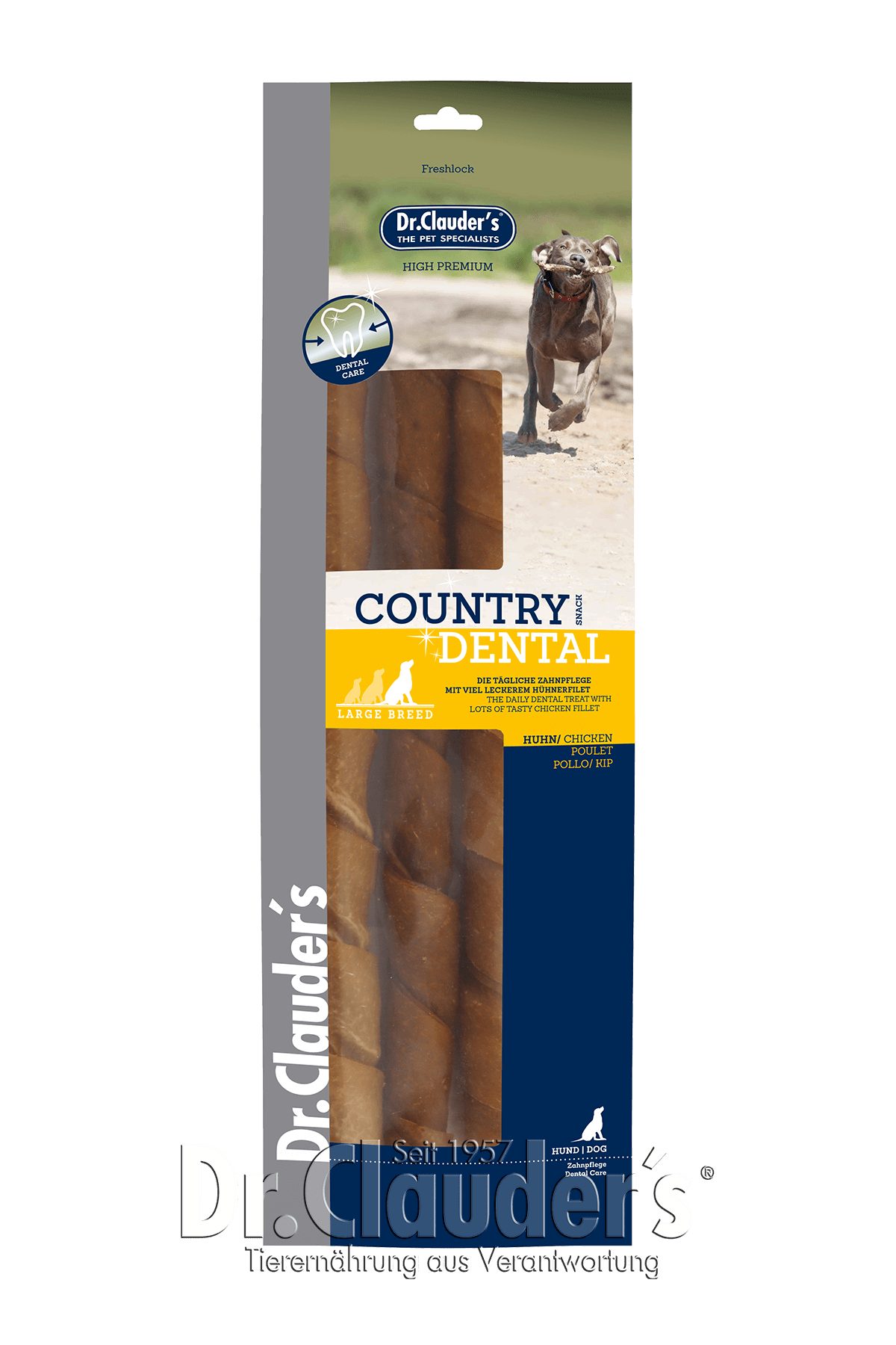 Dr.Clauder´s Country Dental Snack Huhn - Large Breed 2