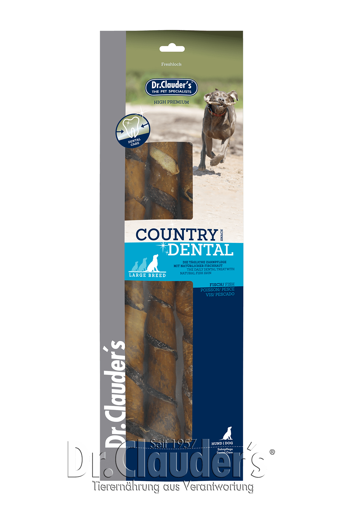 Dr.Clauder's Country Dental Snack Fisch - Large Breed 2