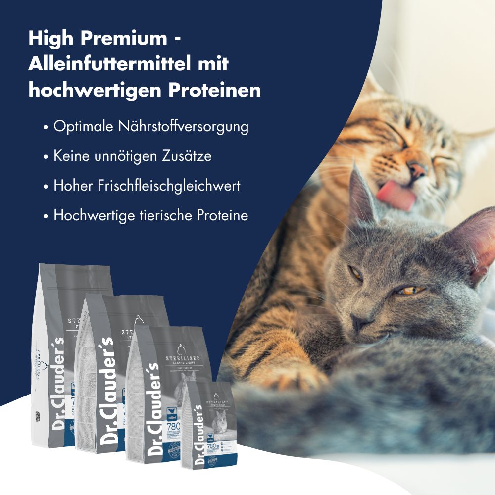 Dr.Clauder's High Premium Sterilised Senior Light