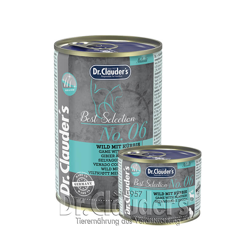 Dr.Clauder's Best Selection No6 Wild mit Kürbis