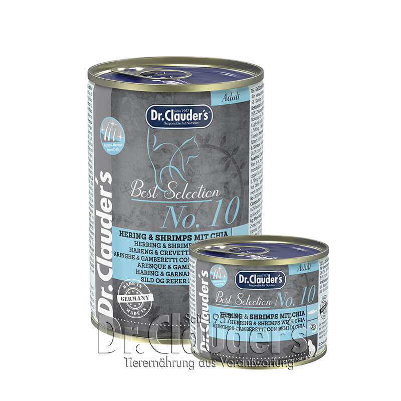Dr.Clauder's Best Selection No 10 Hering & Shrimps mit Chia