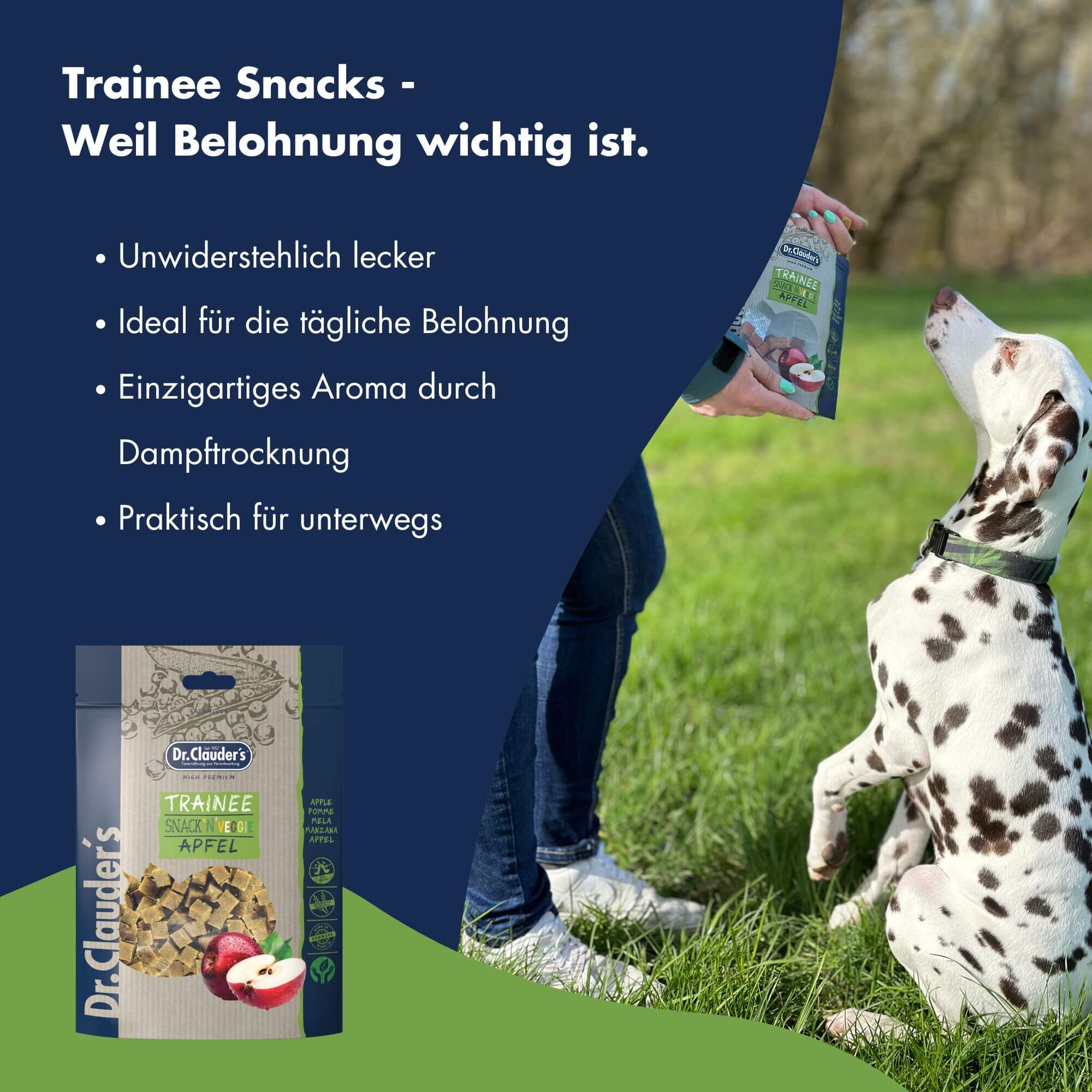 Dr.Clauder´s Trainee Snack Veggie Apfel