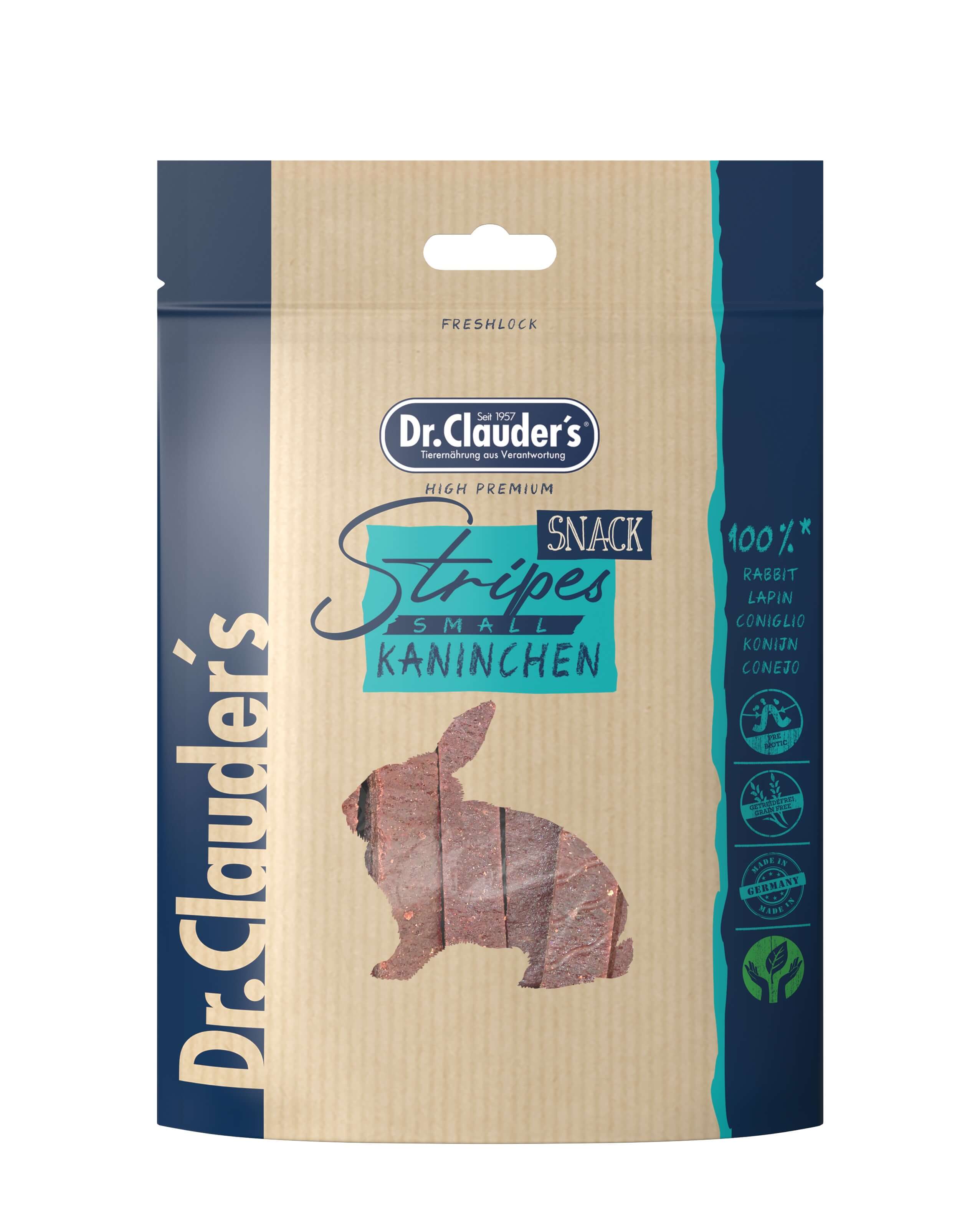 Dr.Clauder´s Stripes Snack Kaninchen Small