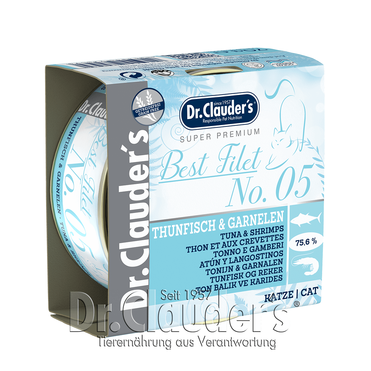Dr.Clauder’s Best Filet No. 05 Thunfisch & Garnelen 2